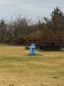 なにやらポツンとたたずむ物影、、、